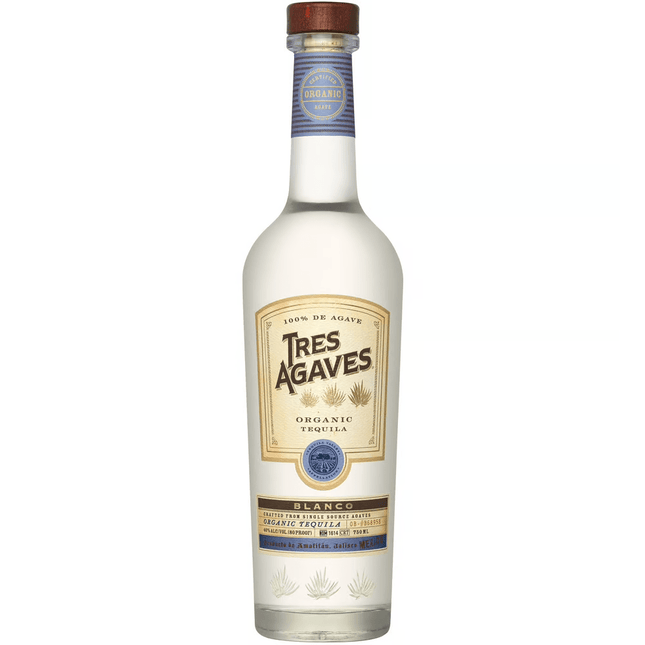 TRES AGAVES BLANCO 80 Proof 750 ml - Wine barrel Plus