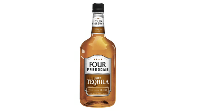 FOUR FREEDOMS GOLD TEQUILA PL 80 Proof 1750 ml - Wine barrel Plus