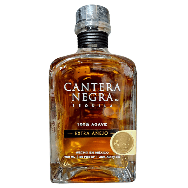 CANTERA NEGRA EXTRA ANEJO 80 Proof 750 ml - Wine barrel Plus