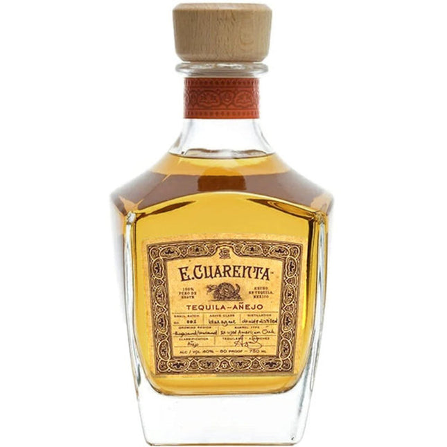 E CUARENTA ANEJO 80 Proof 750 ml - Wine barrel Plus