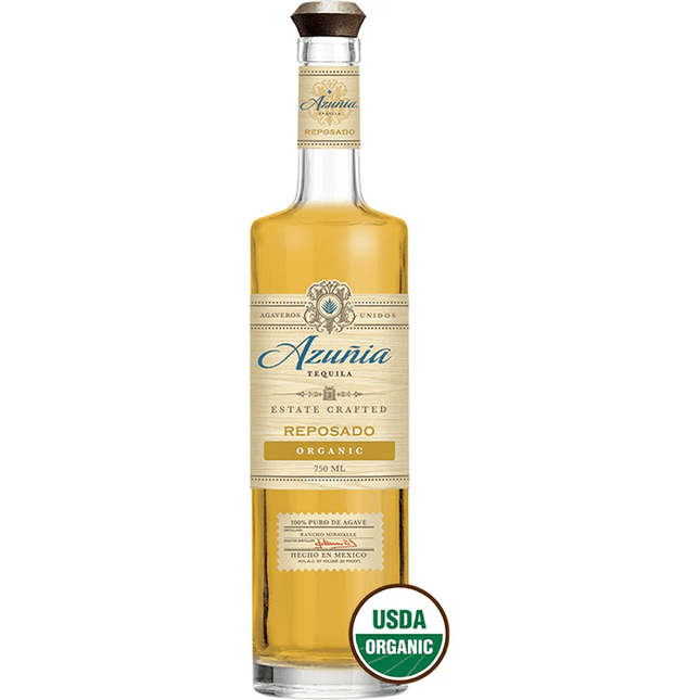 AZUNIA TEQUILA REPOSADO ORGANIC 750ML - Wine barrel Plus