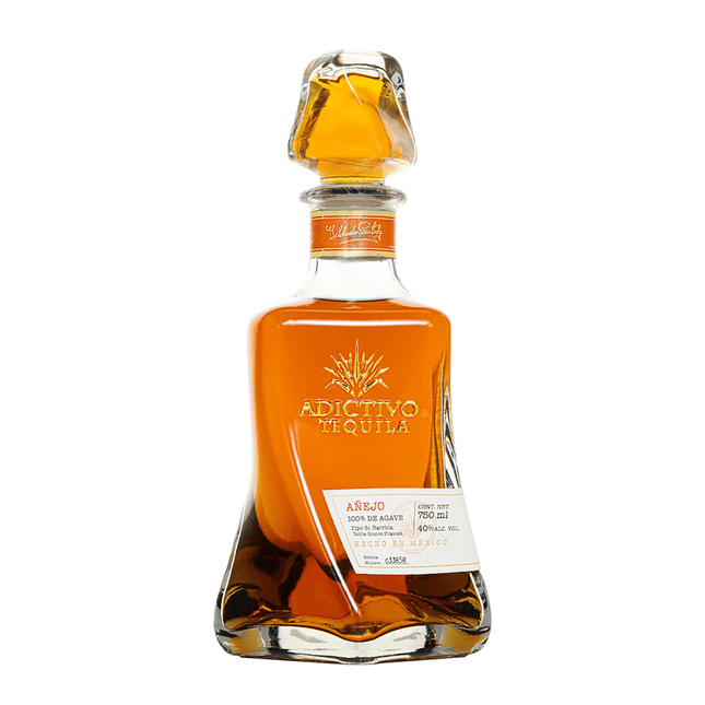 ADICTIVO TEQUILA ANEJO 750ML 80 PROOF - Wine barrel Plus