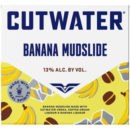 CUTWATER BANANA MUDSLIDE 4PK 12OZ CAN - Wine barrel Plus