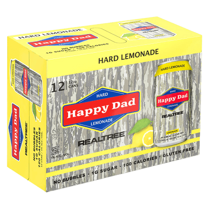 HAPPY DAD REALTREE LEMONADE 12PK12OZ CAN - Wine barrel Plus