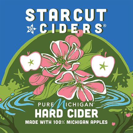 STARCUT PURE MICHIGAN HARD CIDER 6PK 12OZ CAN - Wine barrel Plus