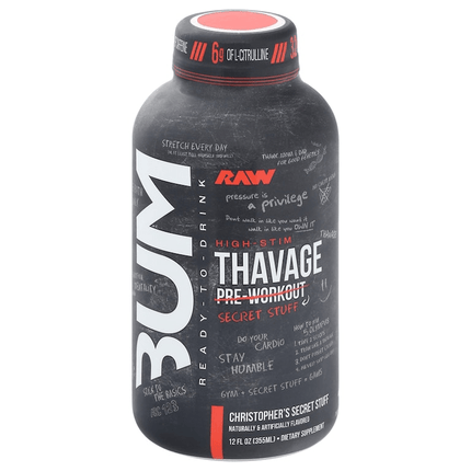 THAVAGE PREWORKOUT SECRET STUFF 12OZ - Wine barrel Plus